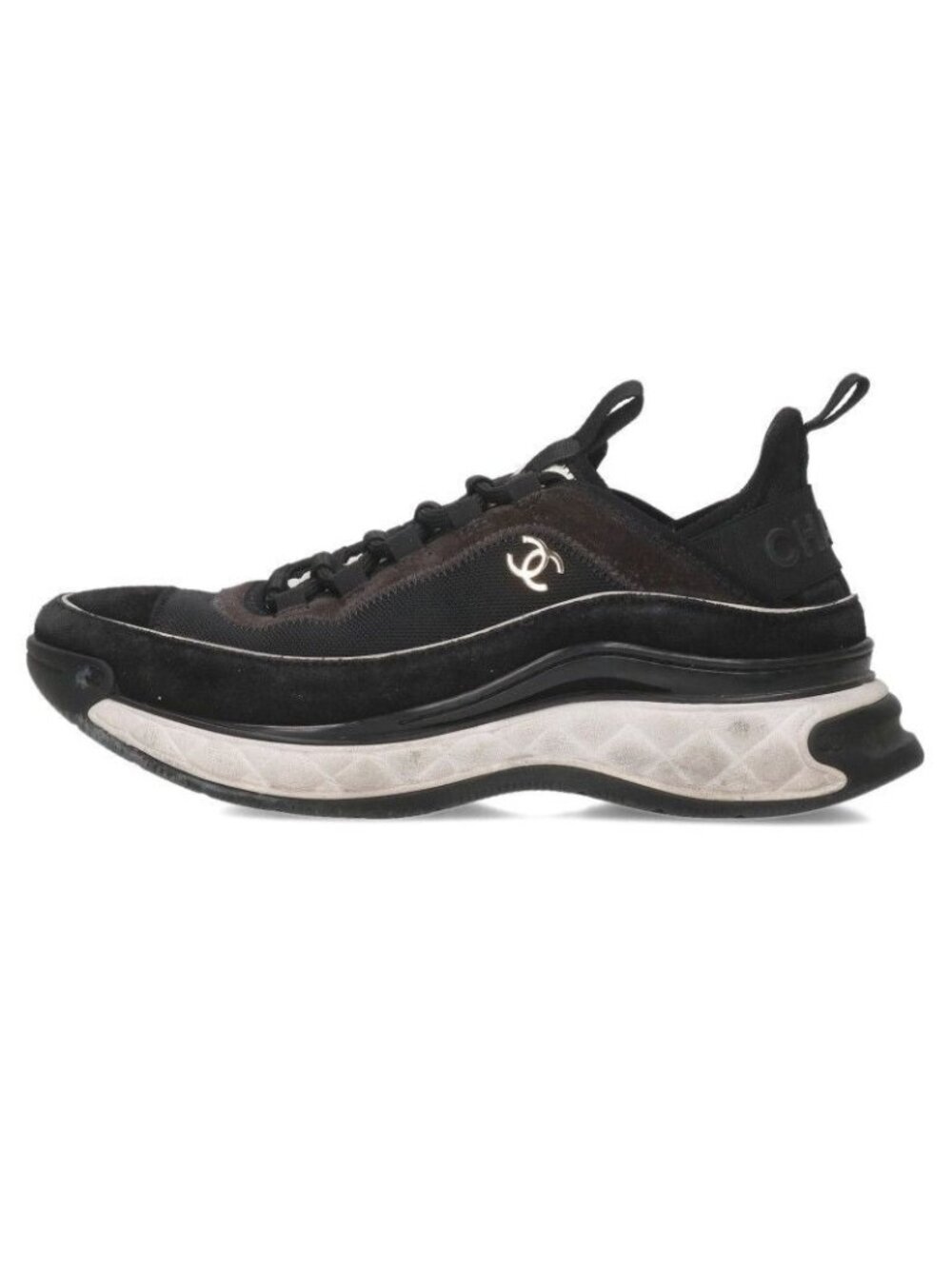 Chanel Coco Mark Low Cut Sneakers 40